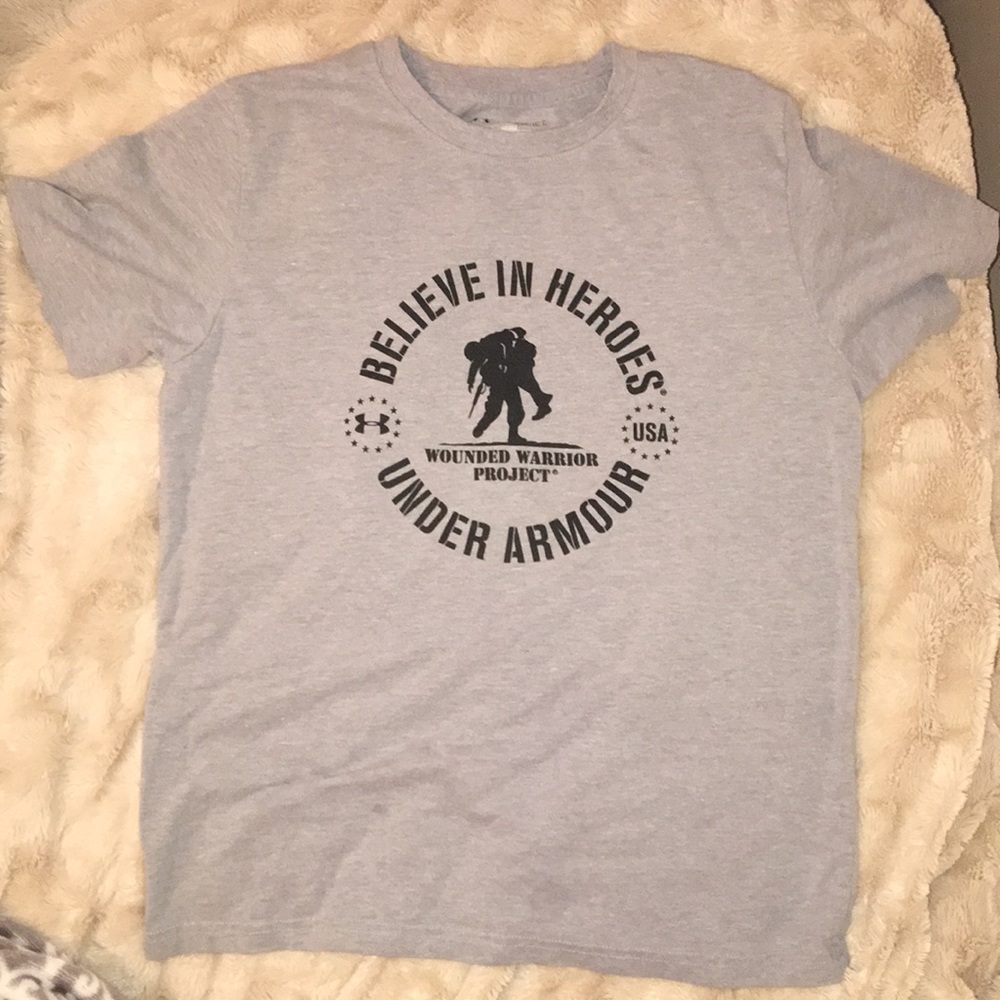 Believe in hero’s under armour shirt